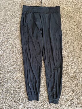 Balance Collection Black Men's Jogger Pants with Logo